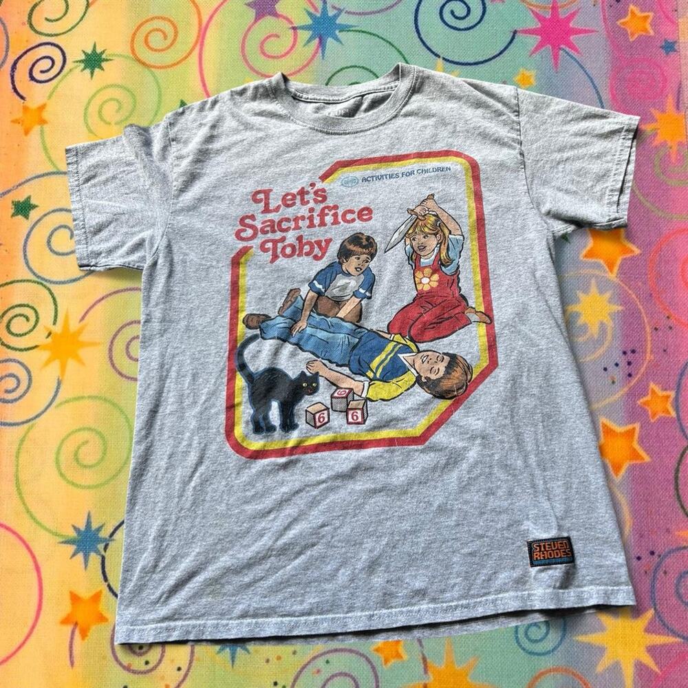 Original stephen rhodes grey t shirt